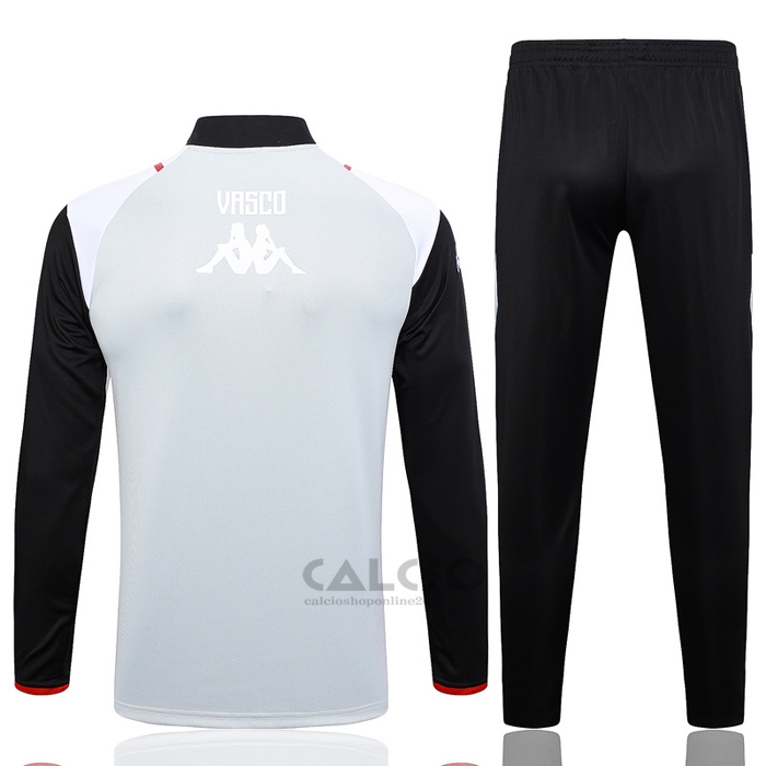 Tuta da Track di Felpa CR Vasco da Gama 2023-2024 Grigio